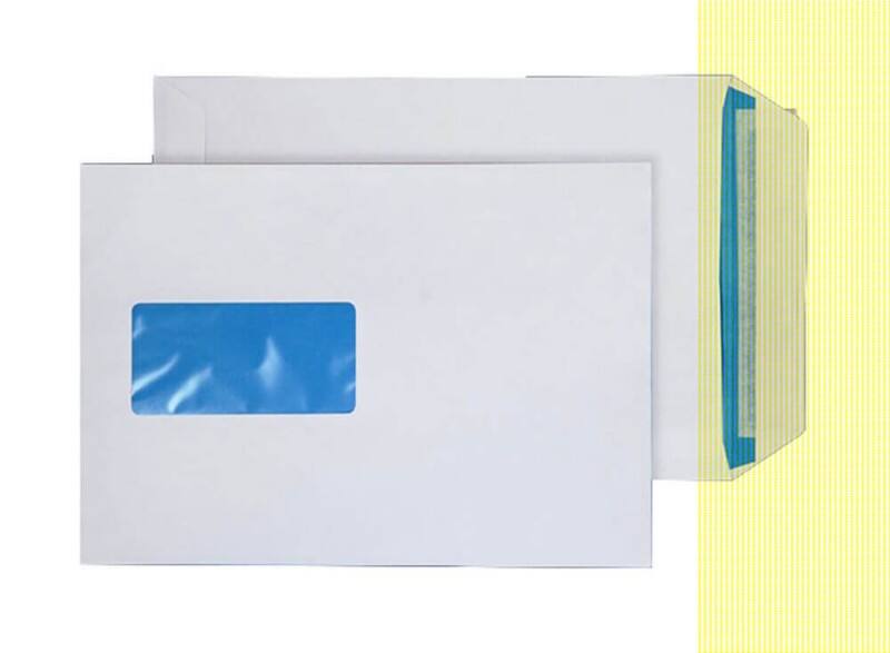 Purely Packaging Vita Environmental C5 Envelopes White 162 (W) x 229 (H) mm Window 110 gsm Pack of 500