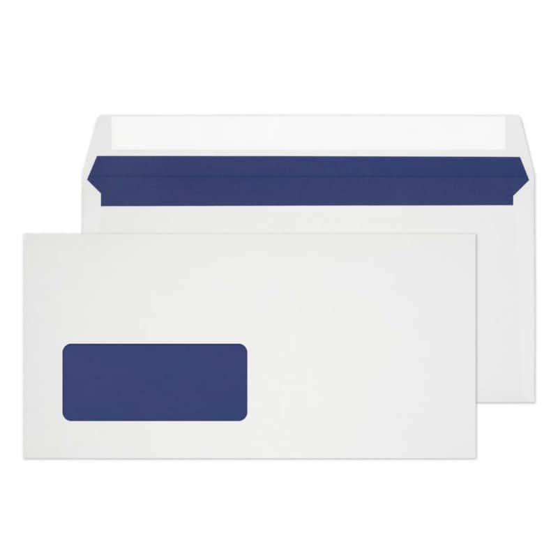 Purely Packaging Vita Environmental DL Envelopes White 220 (W) x 110 (H) mm Window 110 gsm Pack of 500