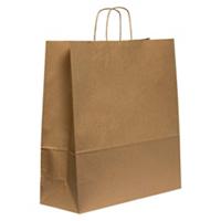 Purely Packaging Vita Twist Handle Paper Carrier Bag 45 x 17 x 48 cm Brown Pack of 150