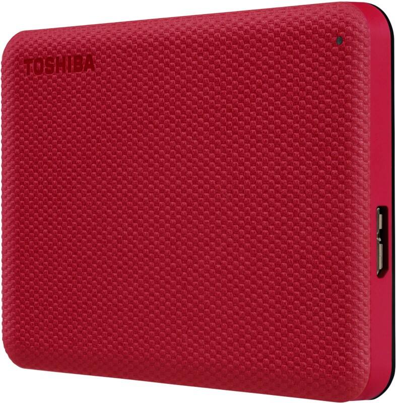 Toshiba 2 TB External HDD Canvio Advance USB-A 3.2 Red