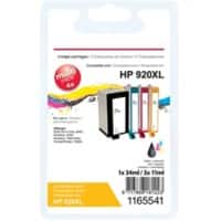 Office Depot Compatible HP 920XL Ink Cartridge C2N92AE Black, Cyan, Magenta, Yellow Pack of 4 Multipack