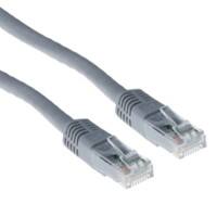 ACT Grey 1 M U/UTP Cat6 Patch Cable With RJ45 Connectors