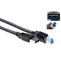 ACT USB A Male USB Cable SB3017 Black 1 m