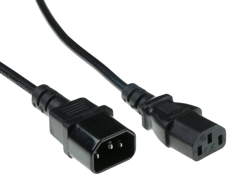 ACT Power Cable AK5120 Black 1.2 m