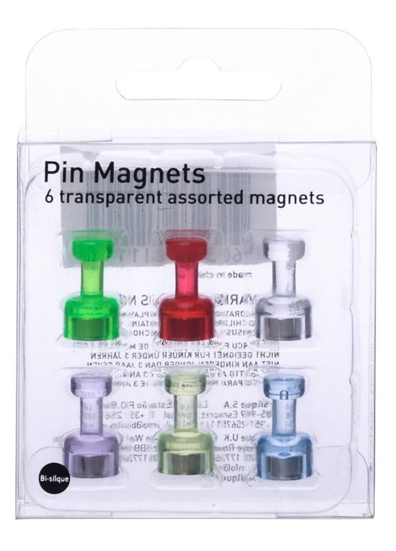 Bi-Office Whiteboard Magnets Multicolour IM356601 19 mm Pack of 6