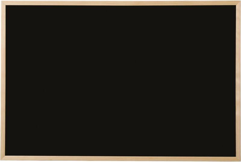 Bi-Office Basic Chalkboard 90 (W) x 1.4 (D) x 60 (H) cm Black