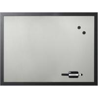 Bi-Office Black Shadow Whiteboard Single 90 (W) x 60 (H) cm