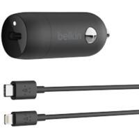 Belkin Mobile Device Car Charger Boost Charge USB-C, Lightning 1.2m Black