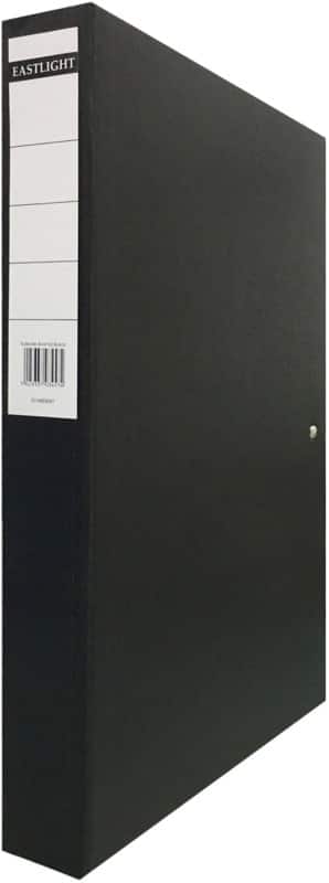 Eastlight Box File 31895DENT A4 Cardboard 4.5 (W) x 24.5 (D) x 37 (H) cm Black 4.5 cm Pack of 10
