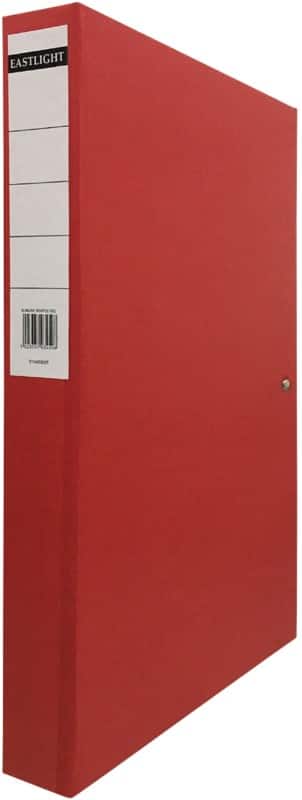 Eastlight Box File 31898DENT A4 Cardboard 4.5 (W) x 26.5 (D) x 37 (H) cm Red 4.5 cm Pack of 10