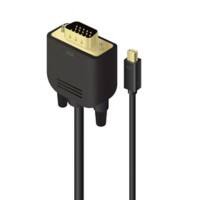 Alogic SmartConnect Mini DisplayPort to VGA Cable Male to Male 2m Premium Series Black