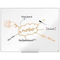 Nobo Impression Pro Whiteboard Wall Mounted Magnetic Enamel Single Sided 120 (W) x 90 (H) cm