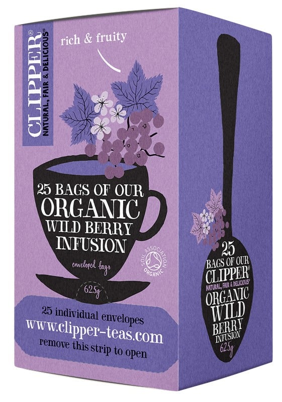 Clipper Infusion Tea Berry Burst 2.5 g Pack of 25