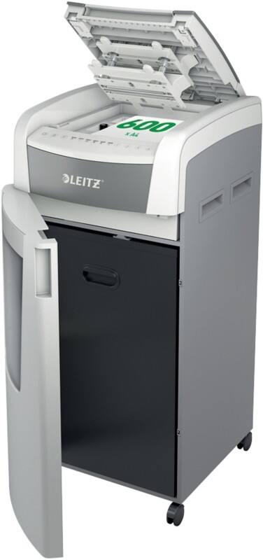Leitz Auto Feed IQ Autofeed Shredder 660 Sheets Micro Cut Security Level P-5 110 L Office Pro 600 P5