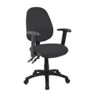 Unbranded Operator Chair Permanent Contact Height-Adjustable Armrest Charcoal 115 kg Vantage 100