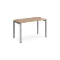 Home Office Single Desk Rectangular Beech 4 Feet 1,200 (W) x 600 (D) x 725 (H) mm Wood