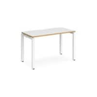 Home Office Single Desk Rectangular Oak 4 Feet 1,200 (W) x 600 (D) x 725 (H) mm Wood