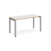 Home Office Single Desk Rectangular Oak 4 Feet 1,400 (W) x 600 (D) x 725 (H) mm Wood