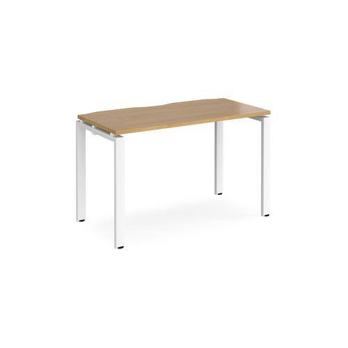 Home Office Single Desk Rectangular Oak 4 Feet 1,200 (W) x 600 (D) x 725 (H) mm Wood