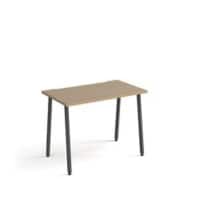 Home Office A Frame Desk Rectangular Oak 4 Feet 1,000 (W) x 600 (D) x 730 (H) mm Metal, Wood