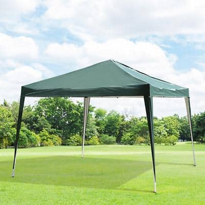 Outsunny 3X3M Pop Up Gazebo Outdoors Water proof Green, White 3000 mm x 3000 mm