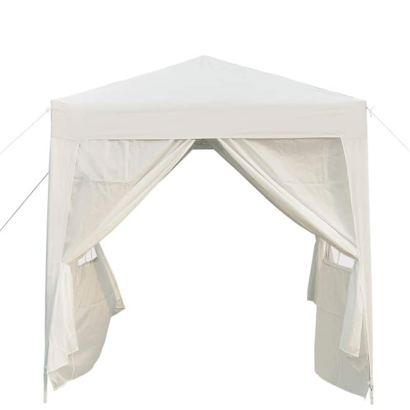 OutSunny Gazebo 2 x 2 x 2.45 m White