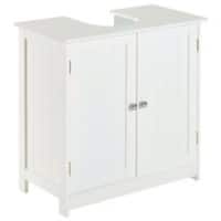 HOMCOM Bathroom Cabinet 834-079 MDF White 300 mm x 600 mm x 600 mm