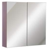 Kleankin Bathroom Cabinet Walnut 630 mm x 135 mm x 600 mm