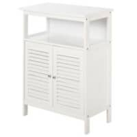 Kleankin Bathroom Cabinet White 816 mm x 300 mm x 600 mm