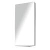 HOMCOM Bathroom Mirror Cabinet 02-0551 Stainless Steel Silver 300 mm x 184 mm x 600 mm