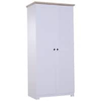 HOMCOM Cabinet 833-595 MDF White 800 mm x 480 mm x 1720 mm