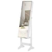 HOMCOM Jewel Cabinet 831-322 MDF White 410 mm x 365 mm x 1560 mm