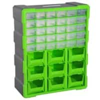 DURHAND Organiser B40-020 Polypropylene Green 380 mm x 160 mm x 475 mm