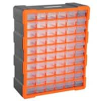 DURHAND Organiser B40-018 Polypropylene Orange 380 mm x 160 mm x 475 mm