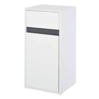 HOMCOM Bathroom Cabinet 834-280 MDF White 350 mm x 310 mm x 730 mm