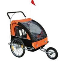 HOMCOM Baby Stroller & Trailer 5664-1098 Orange