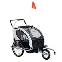 HOMCOM Baby Stroller & Trailer 5664-0079NEW Grey