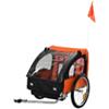 HOMCOM Baby Stroller & Trailer 440-008OG Orange