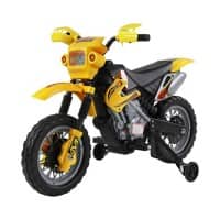 HOMCOM Kid Electric Motorbike 301-008YL Yellow