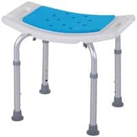 HOMCOM Bath Chair 713-052 Aluminium Blue