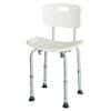 HOMCOM Bath Chair 72-0008 Aluminium, HDPE (High-Density Polyethylene) Cream