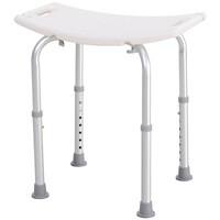 HOMCOM Bath Chair White Aluminum 72-0012