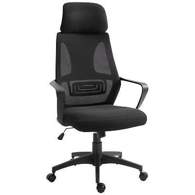 Vinsetto Office Chair Black Sponge, Mesh Fabric 921-225V70 | Viking
