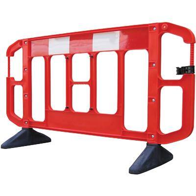 Safety Barrier Red 1005 x 1005 x 3842 mm Pack of 2