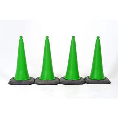 Sport Cone Green 1150 x 300 x 290 mm Pack of 4