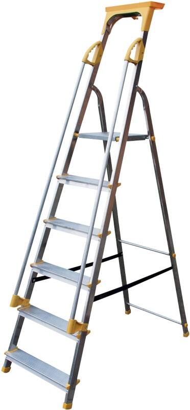 SLINGSBY Platform Steps 1910 mm Aluminium 150 kg Silver