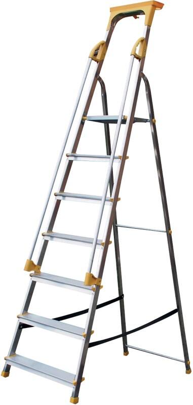 SLINGSBY Platform Steps 2150 mm Aluminium 150 kg Silver