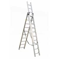 Ladder Aluminium 150 kg 7 Steps 1890 x 470 x 140 mm