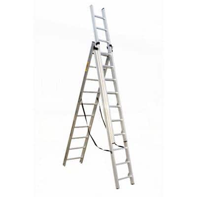 Ladder Aluminium 150 kg 7 Steps 1890 x 470 x 140 mm