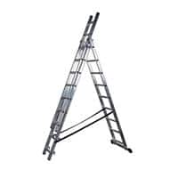 Ladder Aluminium 150 kg 9 Steps 2400 x 470 x 150 mm